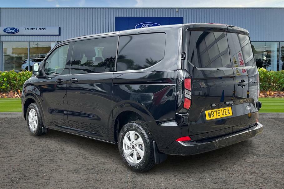 Ford Transit Custom 320 Limited L1 Swb Double Cab In Van Fwd 2.0 Ecobl WR75UZA Black #2