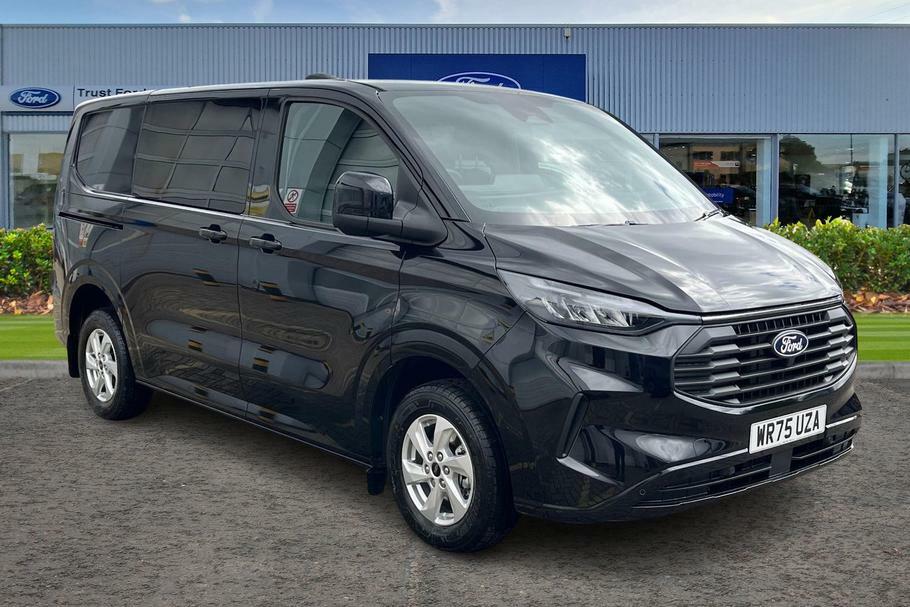 Ford Transit Custom 320 Limited L1 Swb Double Cab In Van Fwd 2.0 Ecobl WR75UZA Black