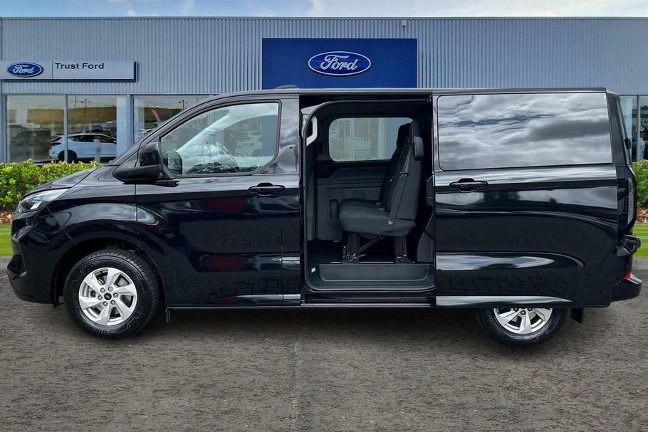Ford Transit Custom 320 Limited L1 Swb Double Cab In Van Fwd 2.0 Ecobl WR75UZA Black #5