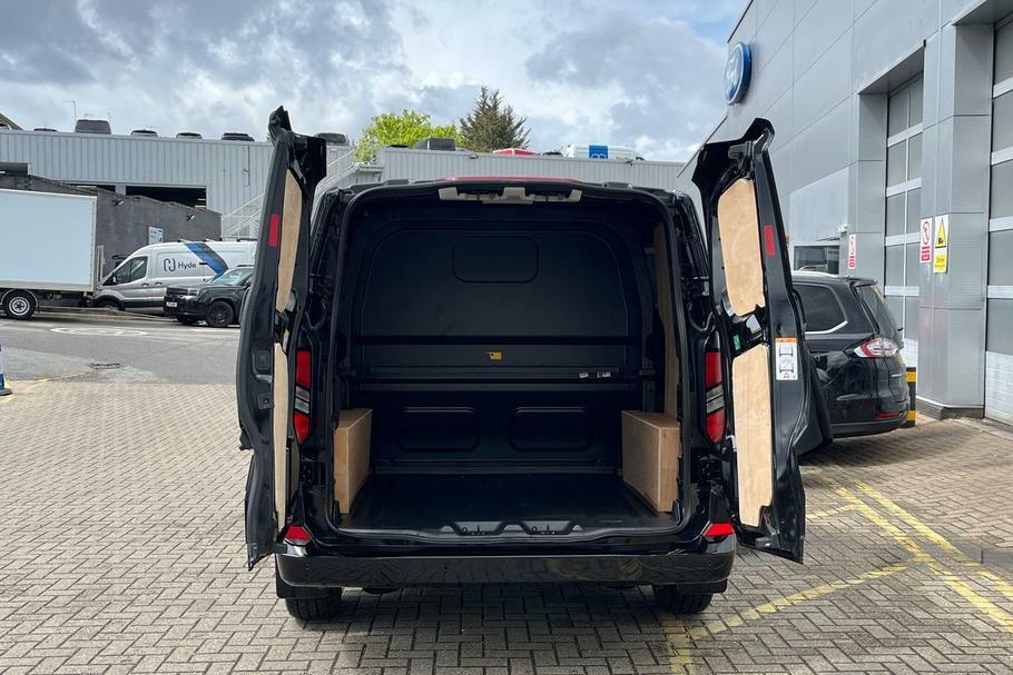 Ford Transit Custom 320 Limited L1 Swb Double Cab In Van Fwd 2.0 Ecobl WR75UZA Black #6