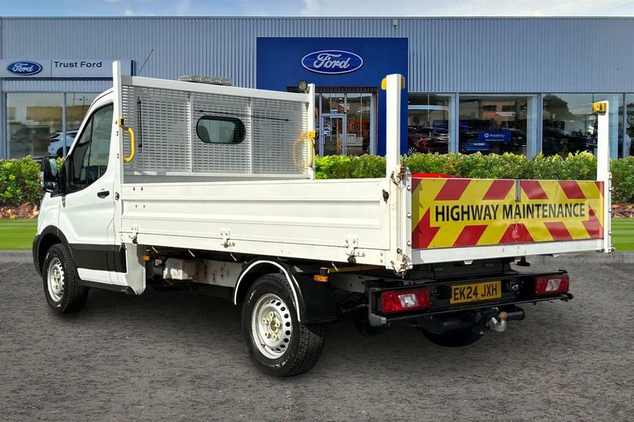 Ford Transit Custom 350 Leader L2 Mwb Single Cab Tipper Rwd 2.0 Ecoblu White #2