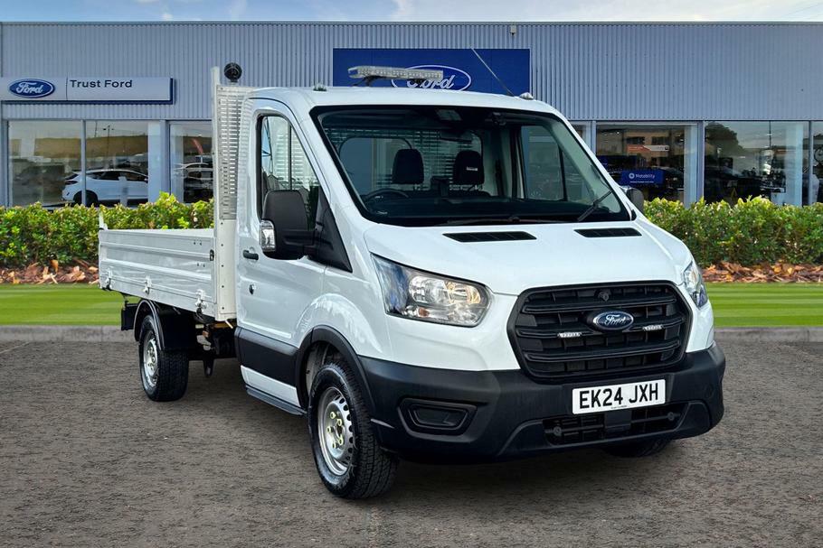Ford Transit Custom 350 Leader L2 Mwb Single Cab Tipper Rwd 2.0 Ecoblu White