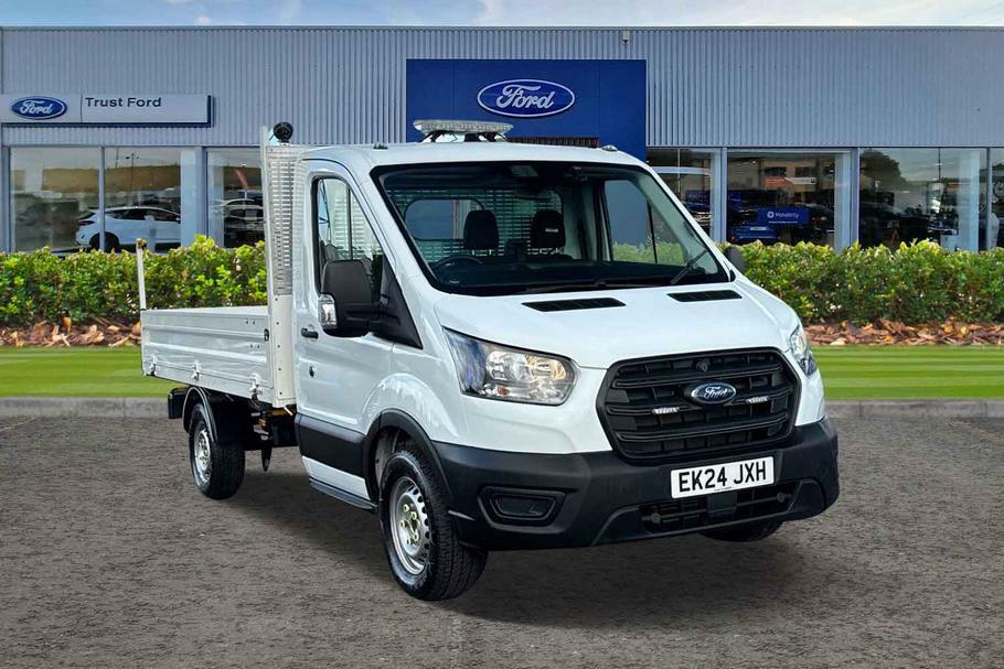 Ford Transit Custom 350 Leader L2 Mwb Single Cab Tipper Rwd 2.0 Ecoblu White