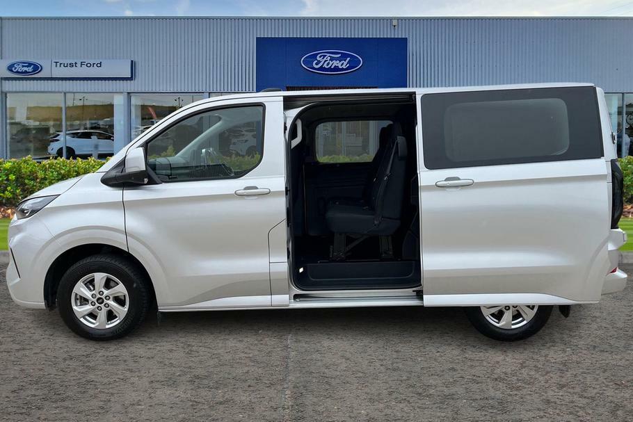 Ford Transit Custom 320 Limited L1 Swb Double Cab In Van Fwd 2.0 Ecobl Silver #5