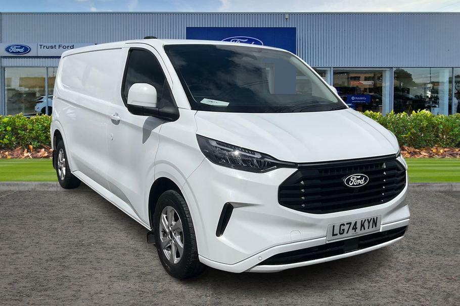 Ford Transit Custom 300 Limited L2 Lwb Fwd 2.0 Ecoblue 136Ps Low Roof White