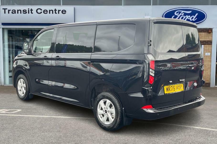 Ford Transit Custom 320 Limited L1 Swb Double Cab Fwd 2.0 Ecoblue 136P Black #2