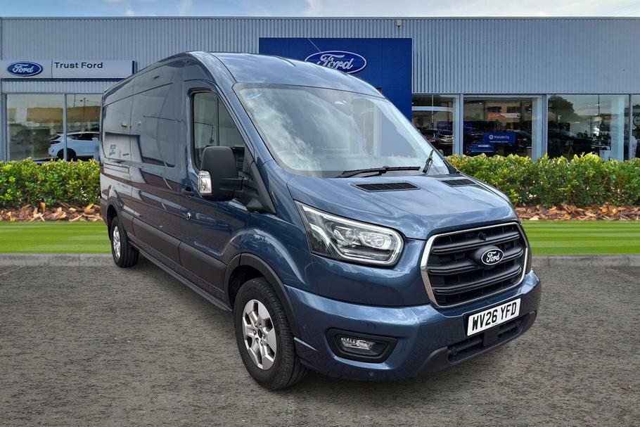 Ford Transit Custom 350 Limited L3 H2 Lwb Medium Roof Fwd 2.0 Ecoblue WV26YFD Blue