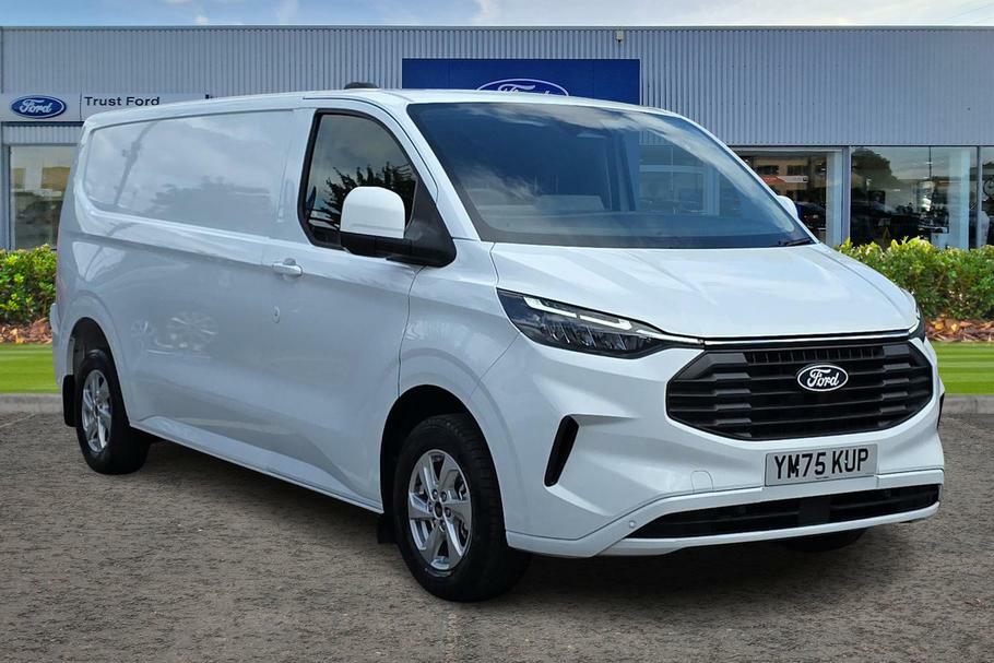 Ford Transit Custom 320 Limited L2 Lwb Fwd 2.0 Ecoblue 136Ps Low Roof White