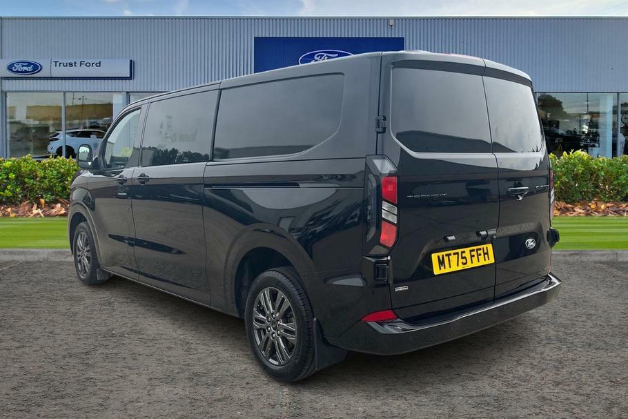 Ford Transit Custom 320 Limited L2 Lwb Double Cab In Van Fwd 2.5 MT75FFH Black #2