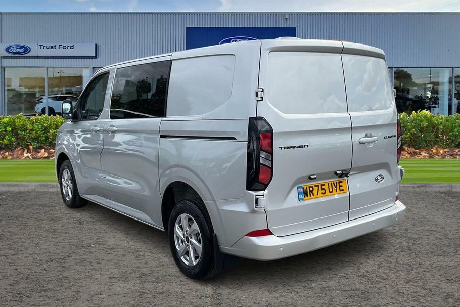 Ford Transit Custom 320 Limited L1 Swb Double Cab In Van Fwd 2.0 Ecobl Silver #2
