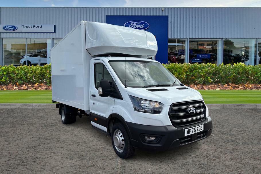 Ford Transit Custom 350 Leader L4 Elwb Luton Rwd 2.0 Ecoblue 165Ps Hde WP75ZGE White