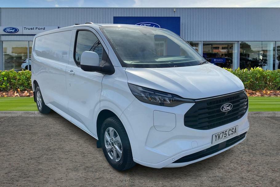 Ford Transit Custom 320 Limited L2 Lwb Fwd 2.5 Phev 232Ps Low Roo White