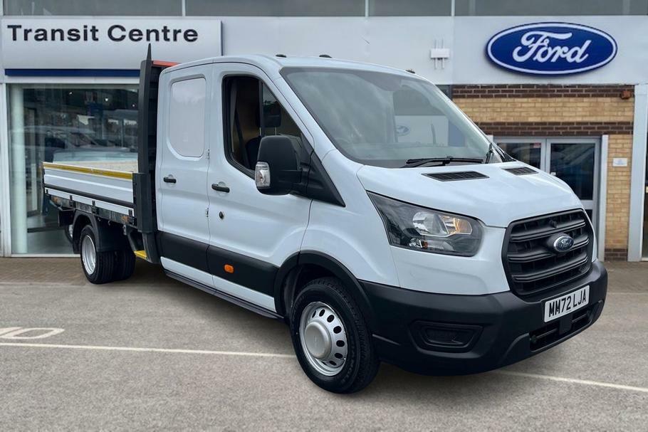 Ford Transit Custom 350 Leader L4 Lwb Tool Pod Dropside Rwd 2.0 Ecoblu MM72LJA White