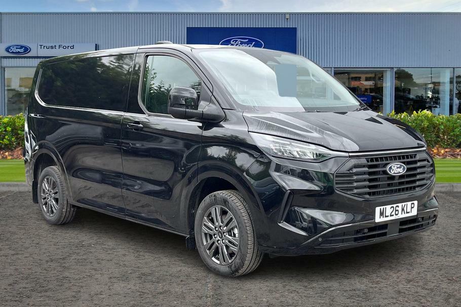 Ford Transit Custom 280 Limited L1 Swb 2.0 Ecoblue 136Ps Low Roof Black