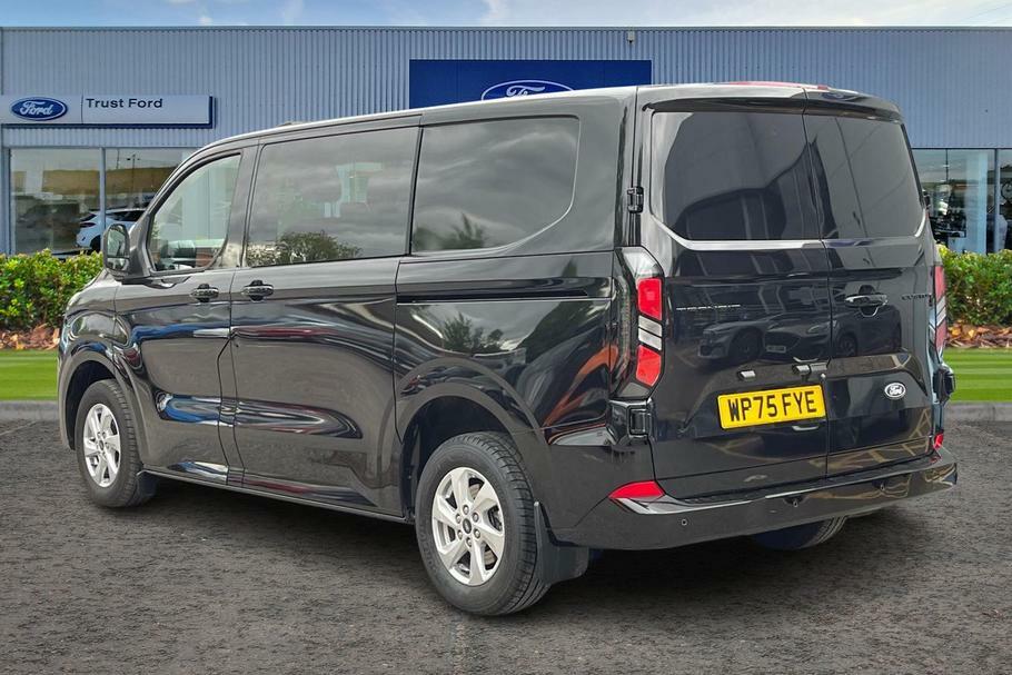 Ford Transit Custom 320 Limited L1 Swb Double Cab In Van Fwd 2.0 Ecobl WP75FYE Black #2