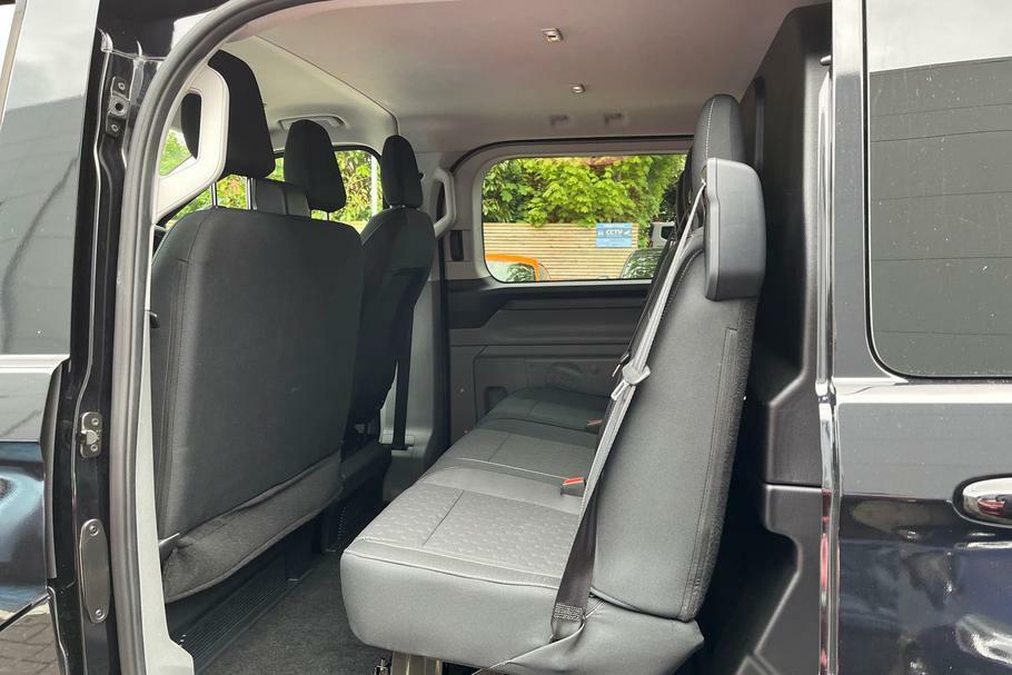 Ford Transit Custom 320 Limited L1 Swb Double Cab In Van Fwd 2.0 Ecobl WP75FYE Black #4