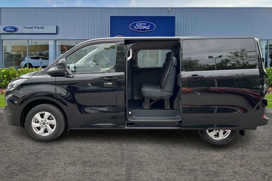 Ford Transit Custom 320 Limited L1 Swb Double Cab In Van Fwd 2.0 Ecobl WP75FYE Black #5