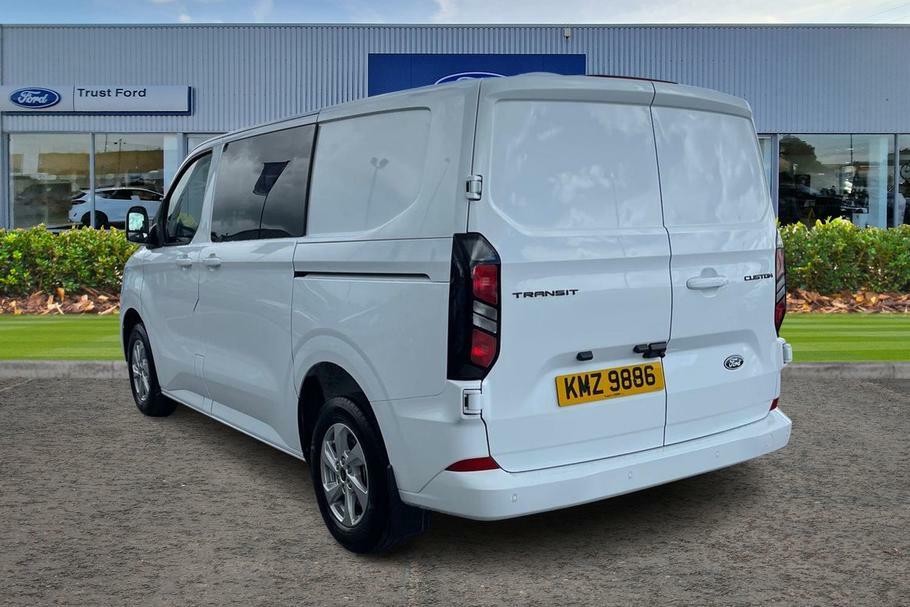 Ford Transit Custom 320 Limited L1 Swb Double Cab In Van Fwd 2.0 Ecobl White #2