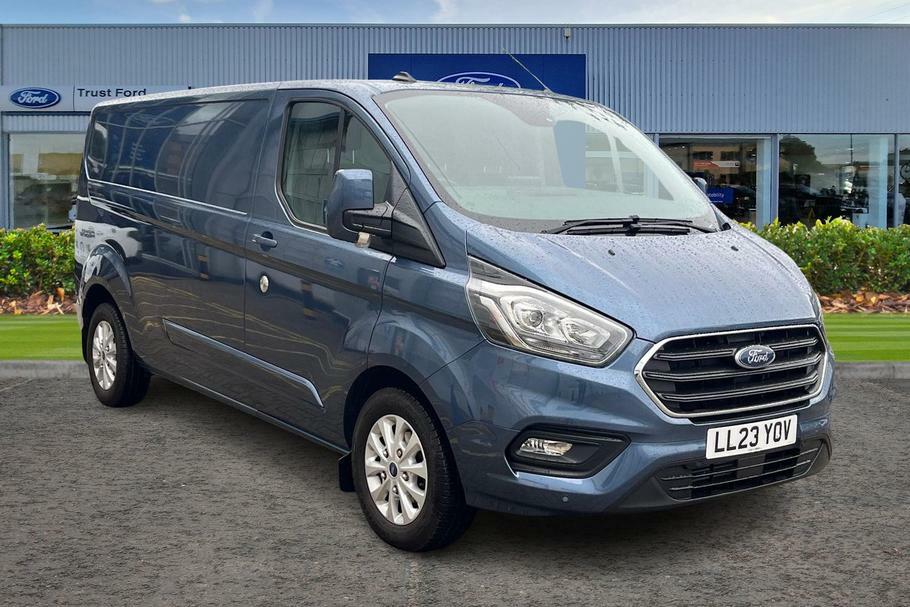 Ford Transit Custom 300 Limited L2 Lwb Fwd 2.0 Ecoblue 130Ps Low Blue
