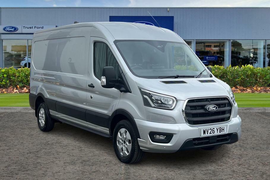 Ford Transit Custom 350 Limited L3 H2 Lwb Medium Roof Fwd 2.0 Ecoblue WV26YBH Silver