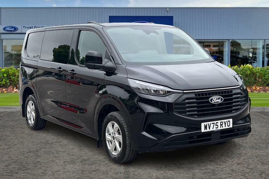 Ford Transit Custom 320 Limited L1 Swb Double Cab In Van Fwd 2.0 WV75RYO Black
