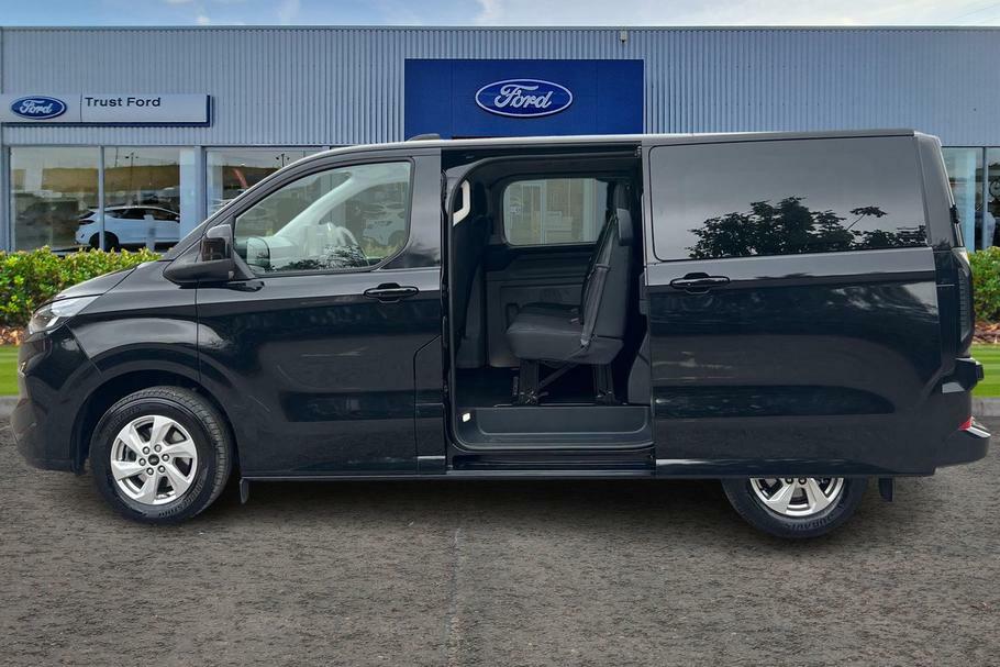 Ford Transit Custom 320 Limited L1 Swb Double Cab In Van Fwd 2.0 WV75RYO Black #5