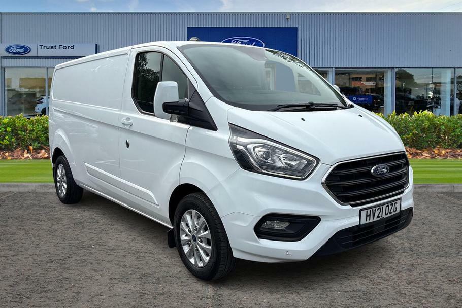 Ford Transit Custom 300 Limited L2 Lwb Fwd 2.0 Ecoblue 130Ps Low Roof White