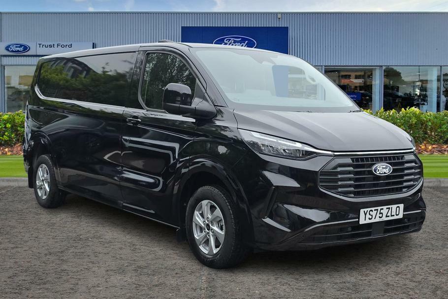 Ford Transit Custom 280 Limited L2 Lwb Fwd 2.0 Ecoblue 136Ps Low Roof Black