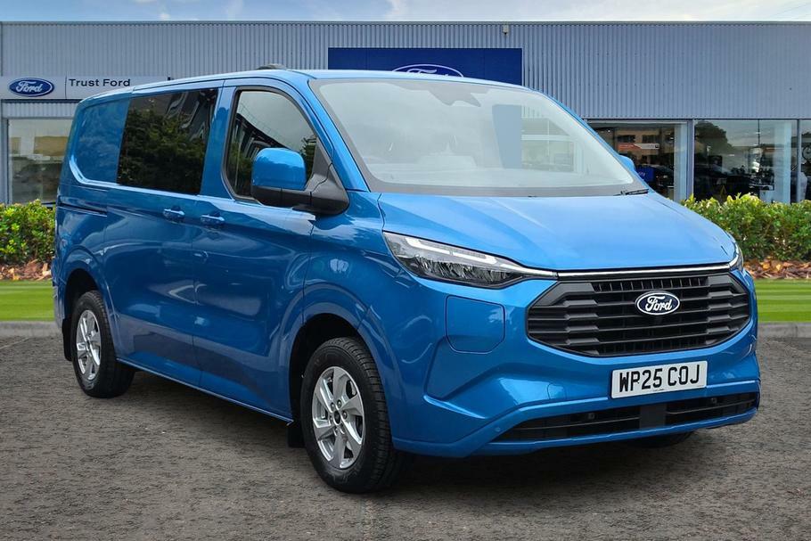 Ford Transit Custom 320 Limited L1 Swb Double Cab In Van Fwd 2.5 WP25COJ Blue