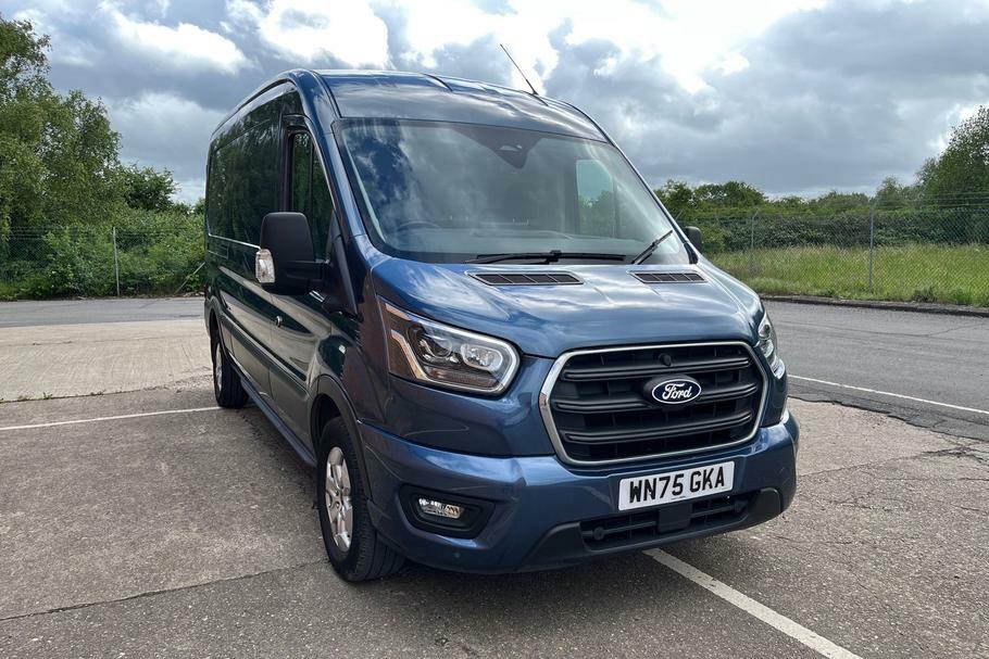 Ford Transit Custom 350 Limited L3 H2 Lwb Medium Roof Fwd 2.0 Ecoblue Blue