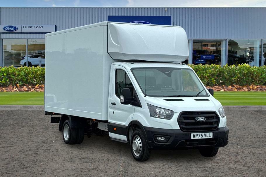 Ford Transit Custom 350 Leader L4 Elwb Luton Rwd 2.0 Ecoblue 165Ps Hde WP75VLL White