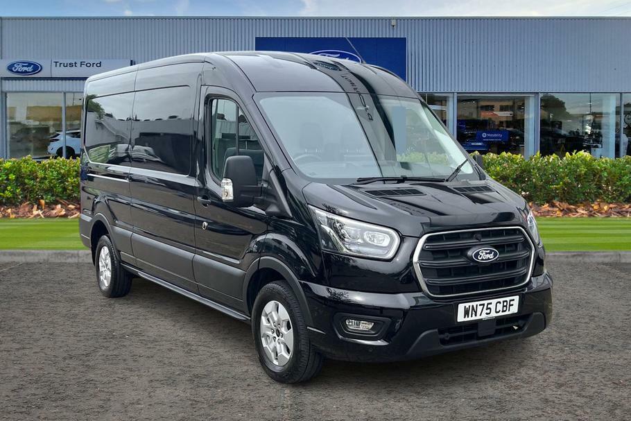 Ford Transit Custom 350 Limited L3 H2 Lwb Medium Roof Fwd 2.0 Eco WN75CBF Black