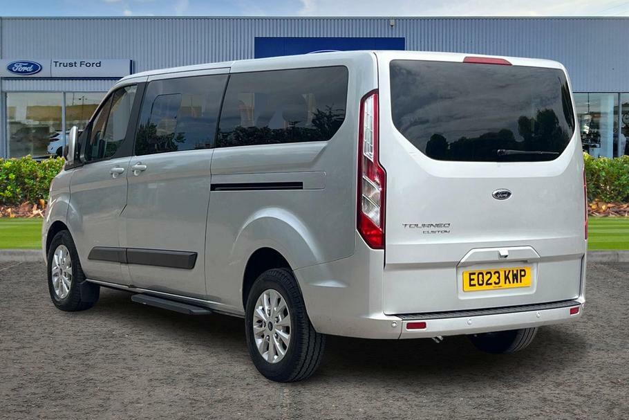 Ford Tourneo Custom 320 Zetec L2 Lwb 9 Seat Minibus Fwd 2.0 Ecoblue 13 Silver #2