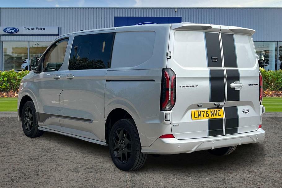 Ford Transit Custom 320 Sport L1 Swb Double Cab In Van Fwd 2.5 Ph Silver #2