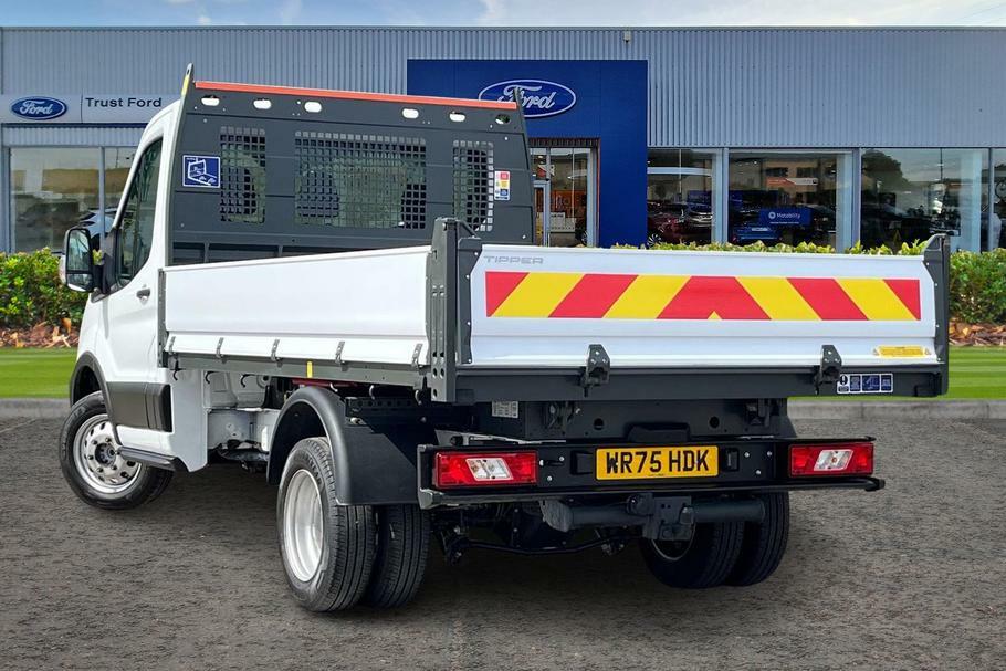 Ford Transit Custom 350 Leader L2 Mwb Single Cab Tipper Rwd 2.0 Ecoblu WR75HDK White #2
