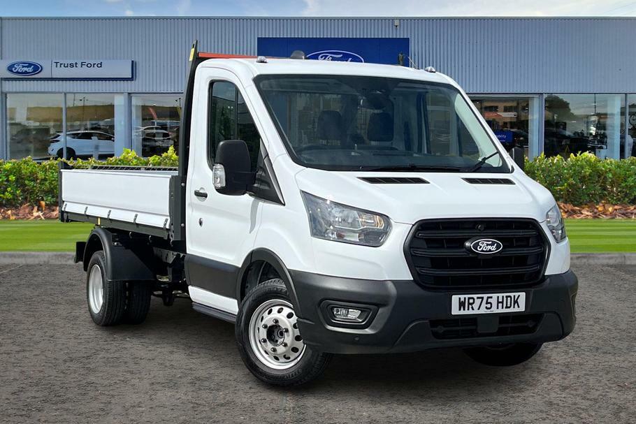 Ford Transit Custom 350 Leader L2 Mwb Single Cab Tipper Rwd 2.0 Ecoblu WR75HDK White