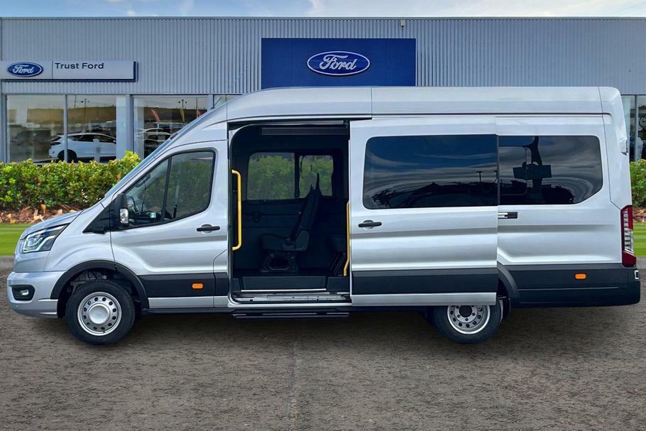 Ford Transit Custom 460 Limited L4 H3 Elwb High Roof 17 Seat Mini WN25VNL Silver #5