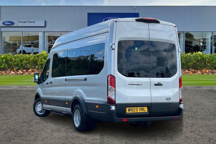 Ford Transit Custom 460 Limited L4 H3 Elwb High Roof 17 Seat Mini WN25VNL Silver #2