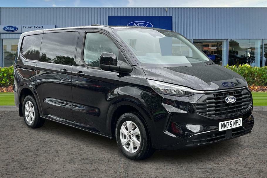 Ford Transit Custom 320 L1 Fwd 2.0 Ecoblue 136Ps H1 Double Cab Van Lim Black