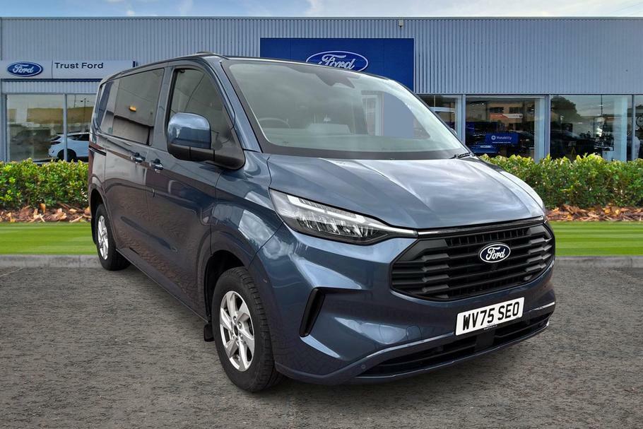 Ford Transit Custom 320 Limited L1 Swb 2.0 Ecoblue 136Ps Double Cab LI Blue