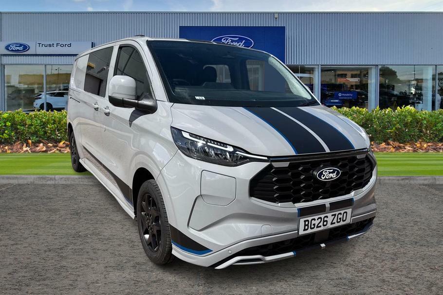 Ford Transit Custom 320 Sport L2 Lwb 2.5 Phev 232Ps Double Cab Grey