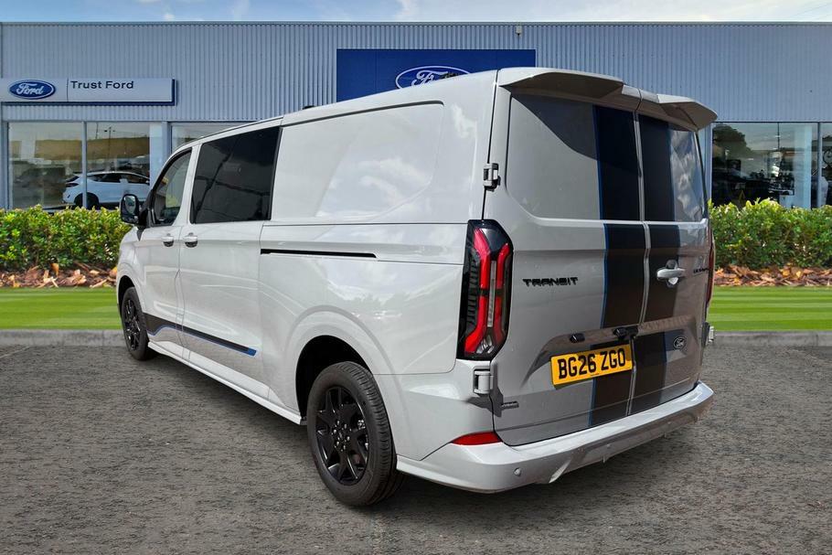 Ford Transit Custom 320 Sport L2 Lwb 2.5 Phev 232Ps Double Cab Grey #2