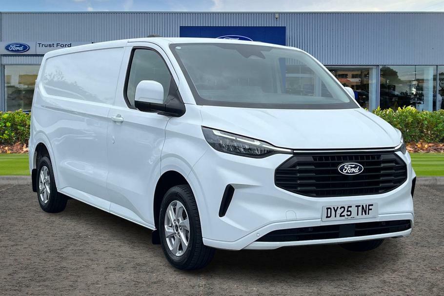 Ford Transit Custom 300 Limited L2 Lwb Fwd 2.0 Ecoblue 136Ps Low Roof DY25TNF White