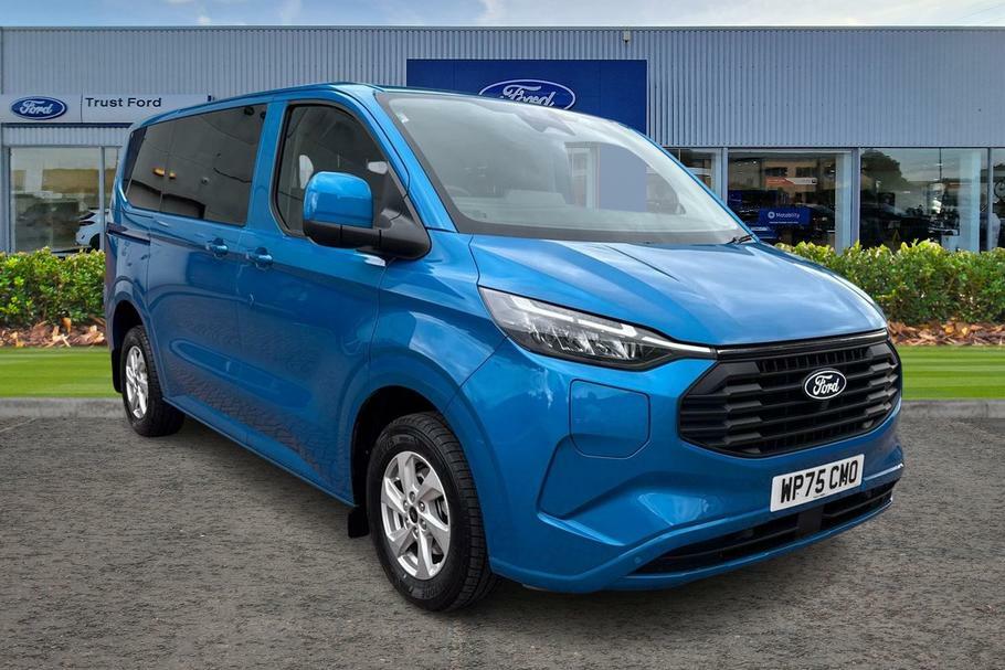 Ford Transit Custom 340 Limited L1 Swb 9 Seat Minibus Fwd 2.5 Phe Blue
