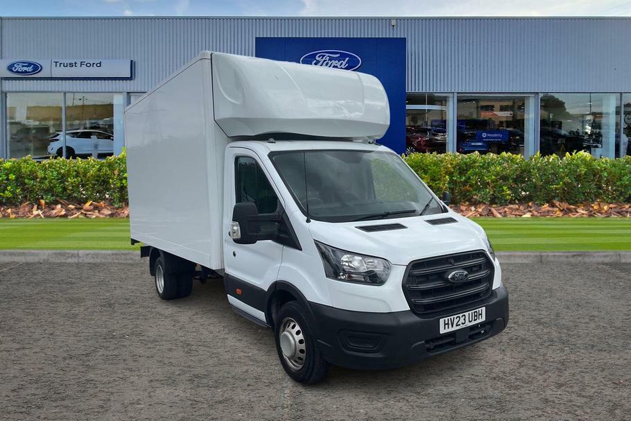 Ford Transit Custom 350 Leader L4 Elwb Luton Rwd 2.0 Ecoblue 130Ps White