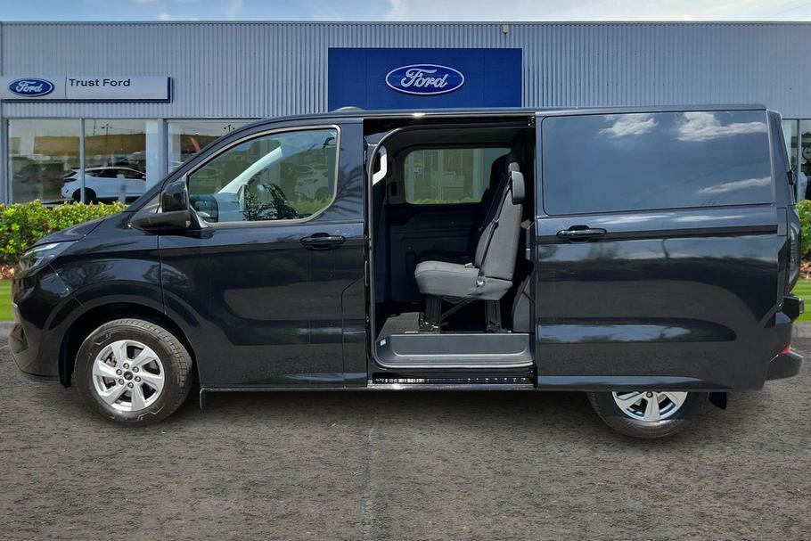 Ford Transit Custom 320 Limited L1 Swb Fwd Double Cab In Van 2.0 Ecobl WR75UYD Black #5