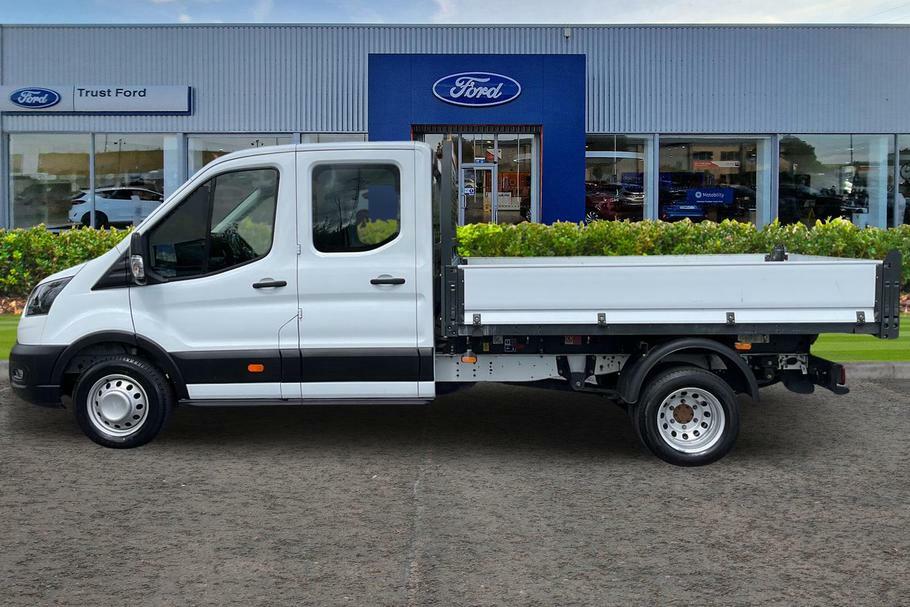 Ford Transit Custom 350 Leader L2 Mwb Double Cab Tipper Rwd 2.0 Ecoblu White #5
