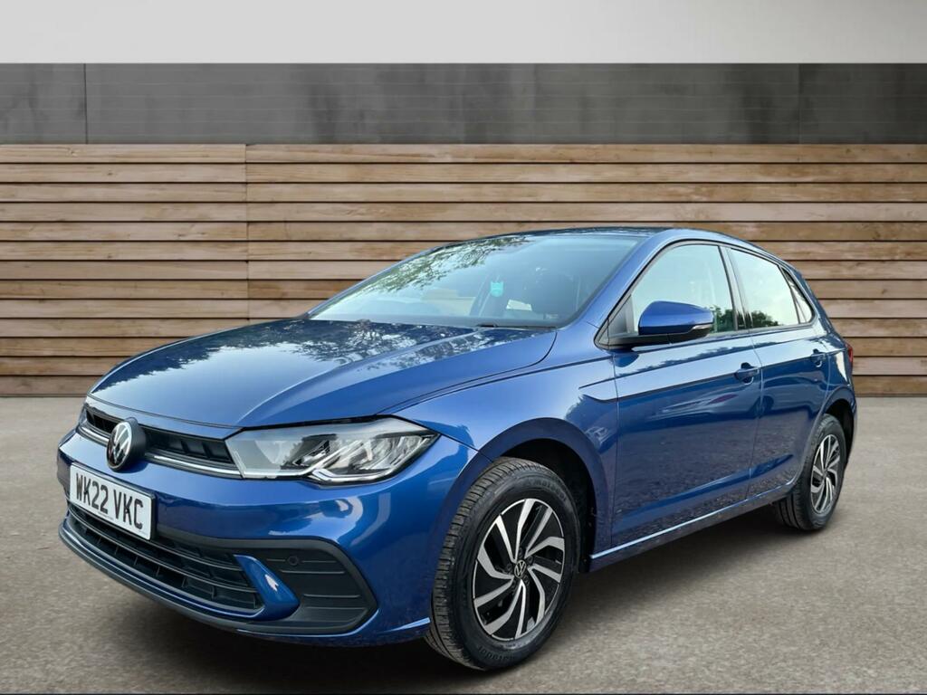 Volkswagen Polo 1.0 Tsi Life Hatchback Euro 6 S WK22VKC Blue #3
