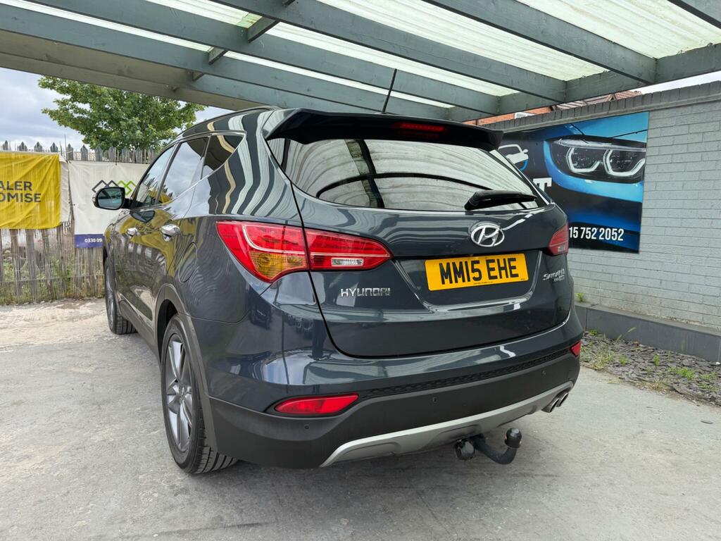 Hyundai Santa Fe Premium Se Blue #6