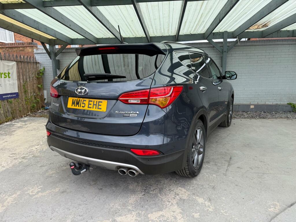 Hyundai Santa Fe Premium Se Blue #3